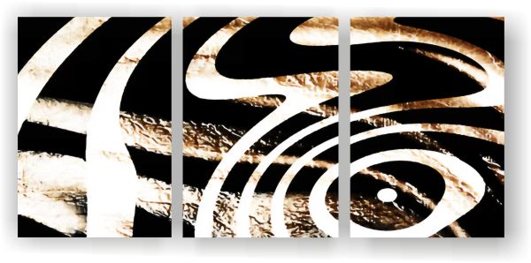 multicanvas abstract - zebra stripes mc