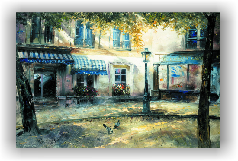 tablou bar - Montmartre